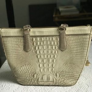Brahmin Melbourne medium Asher tote, limestone